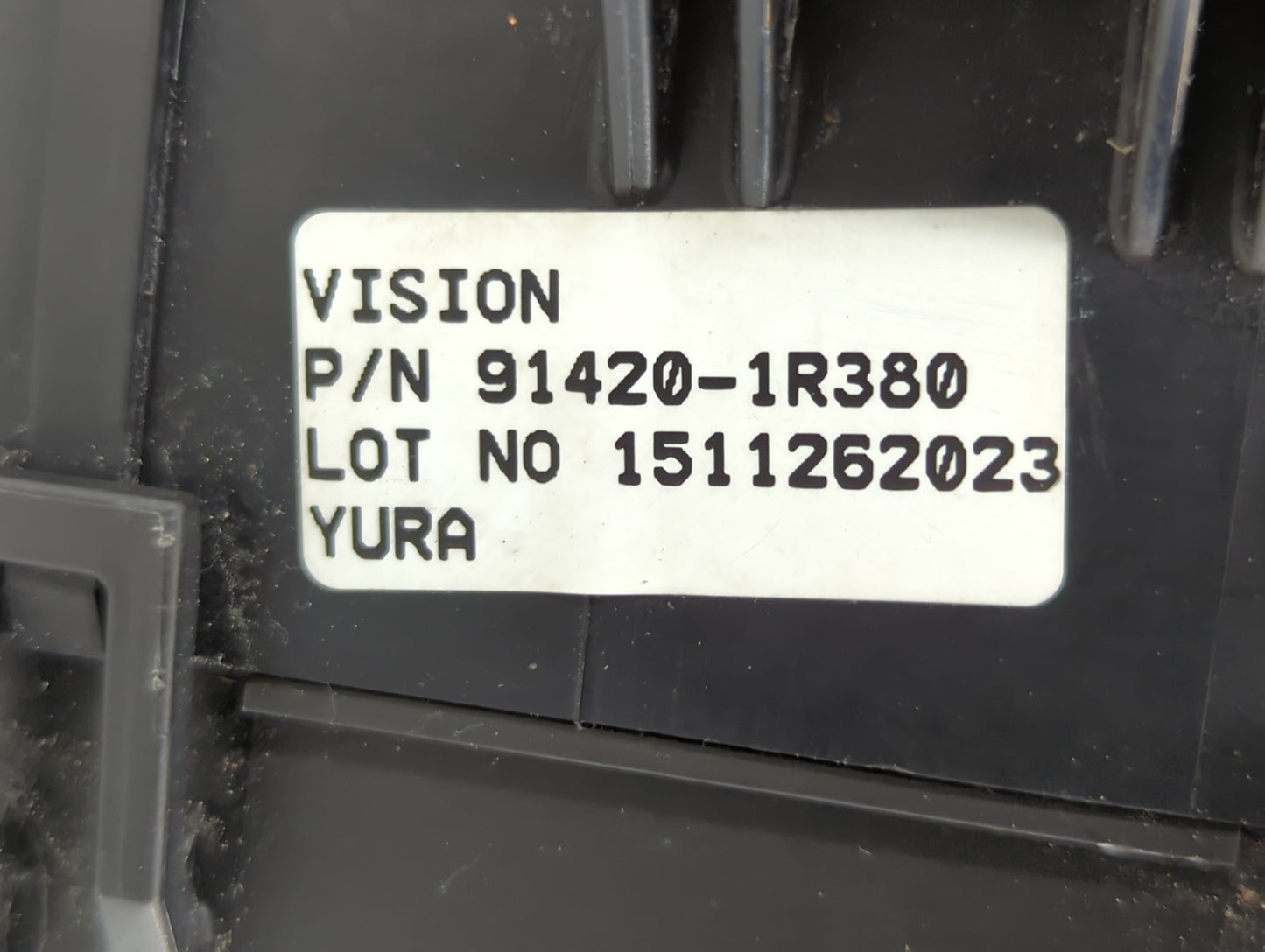 2015-2017 Hyundai Accent Fusebox Fuse Box Panel Relay Module P/N:91420-1R380 Fits Fits 2015 2016 2017 OEM Used Auto Parts - 