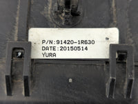2015-2017 Hyundai Accent Fusebox Fuse Box Panel Relay Module P/N:91420-1R630 Fits Fits 2015 2016 2017 OEM Used Auto Parts - 