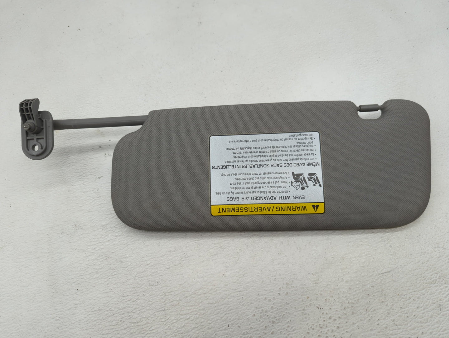2014-2017 Hyundai Accent Sun Visor Shade Replacement Passenger Right Mirror Fits Fits 2014 2015 2016 2017 OEM Used Auto Part