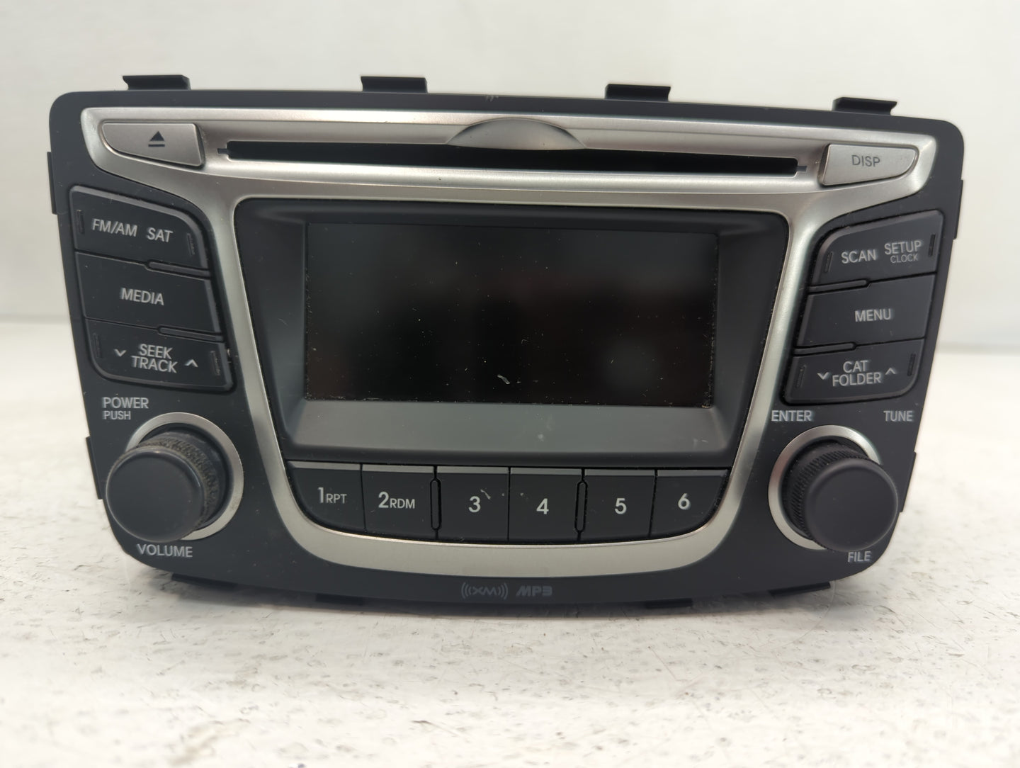 2015-2017 Hyundai Accent Radio AM FM Cd Player Receiver Replacement P/N:96170-1R111RDR Fits Fits 2015 2016 2017 OEM Used Aut