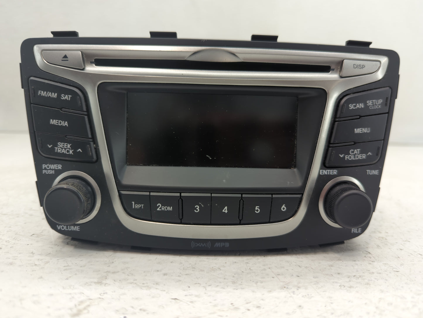 2015-2017 Hyundai Accent Radio AM FM Cd Player Receiver Replacement P/N:96170-1R111RDR Fits Fits 2015 2016 2017 OEM Used Aut