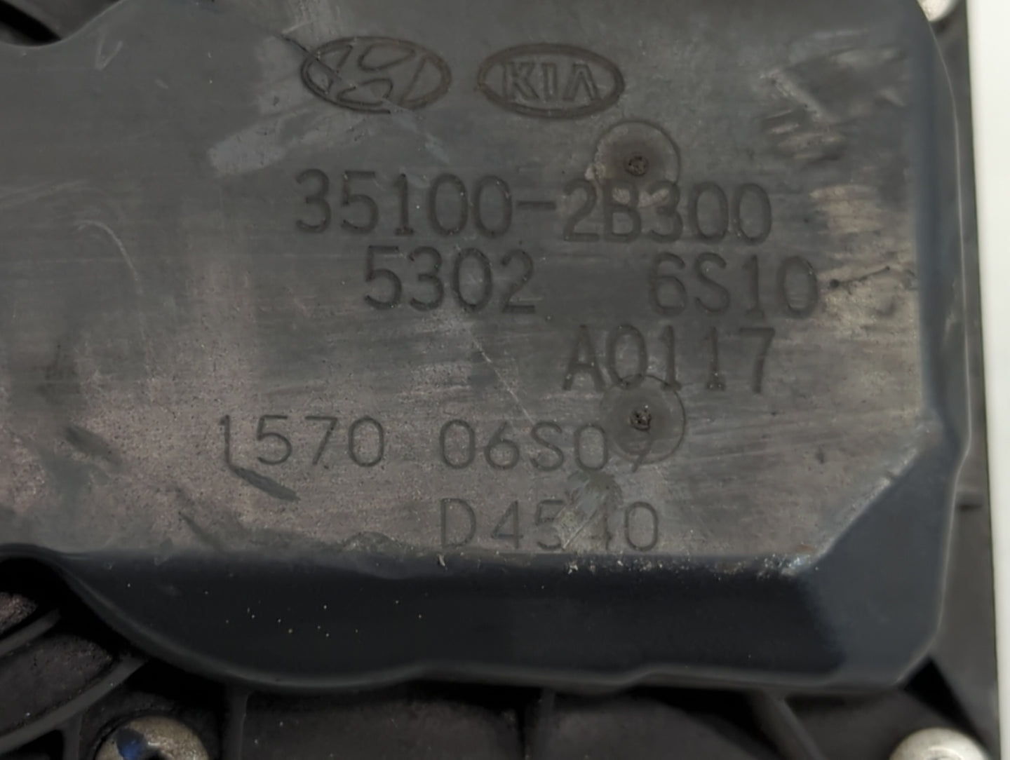 2012-2019 Hyundai Accent Throttle Body P/N:5302 6S10 35100-2B300 Fits Fits 2012 2013 2014 2015 2016 2017 2018 2019 OEM Used 