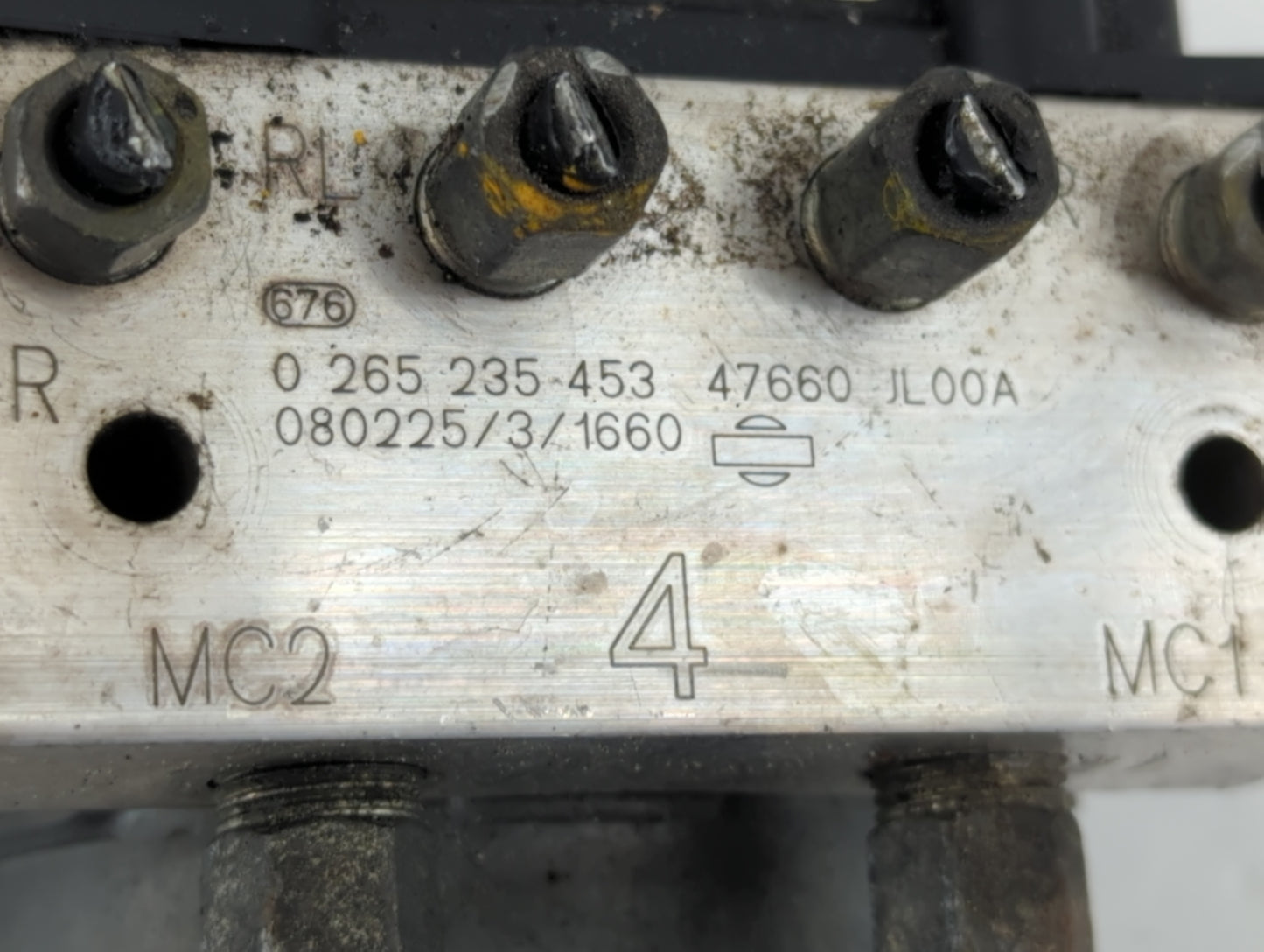 2015-2017 Hyundai Accent ABS Pump Control Module Replacement P/N:0 265 235 453 Fits Fits 2015 2016 2017 OEM Used Auto Parts 