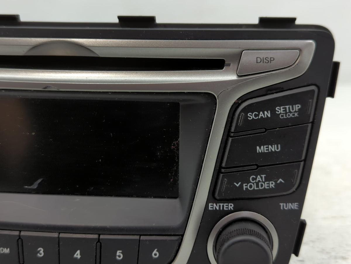 2016 Hyundai Accent Am Fm Cd Player Radio Receiver 735328 - Oemusedautoparts1.com