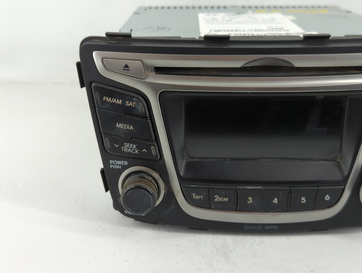 2015-2017 Hyundai Accent Radio AM FM Cd Player Receiver Replacement P/N:96170-1R111RDR Fits Fits 2015 2016 2017 OEM Used Aut
