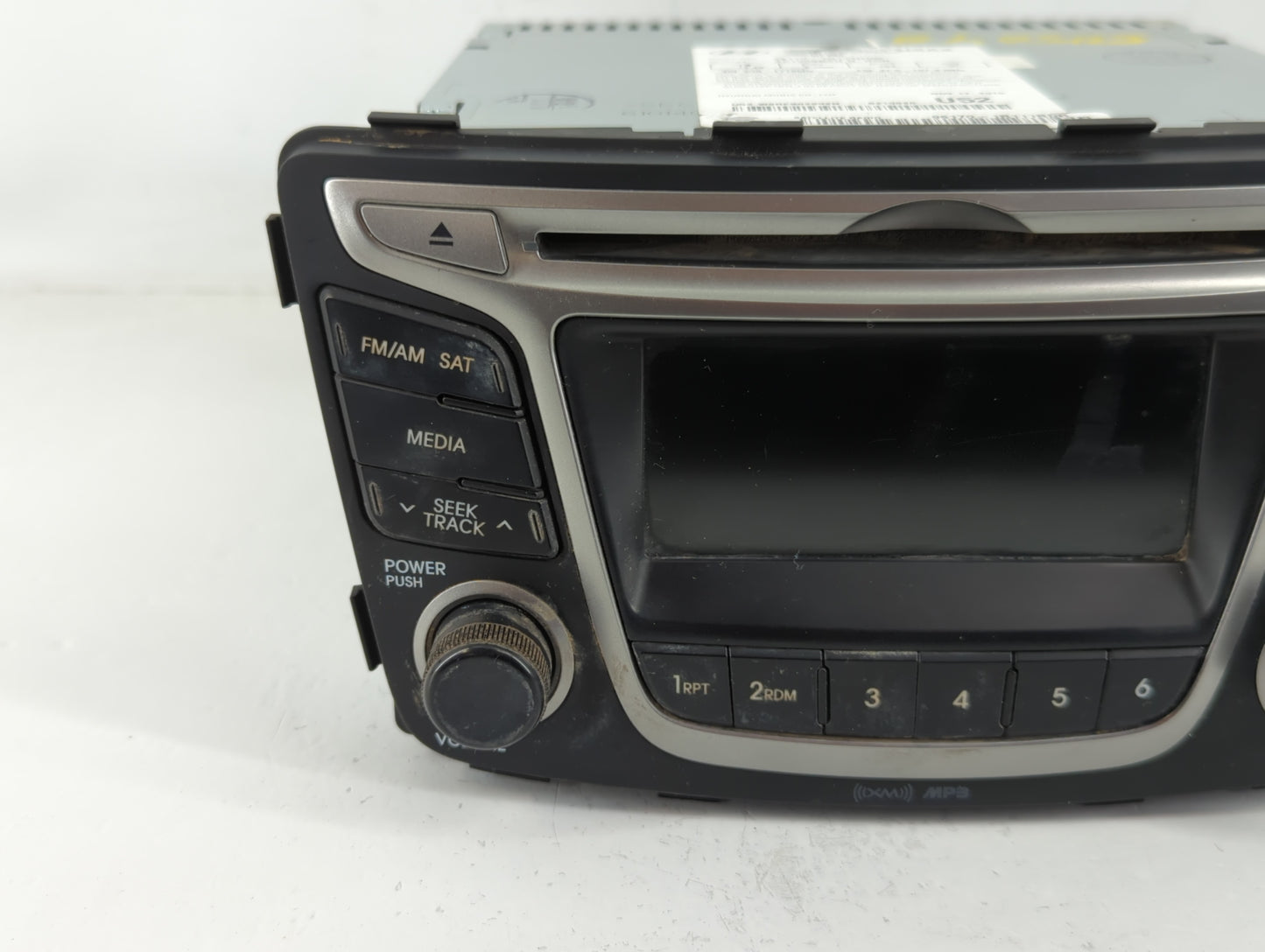 2015-2017 Hyundai Accent Radio AM FM Cd Player Receiver Replacement P/N:96170-1R111RDR Fits Fits 2015 2016 2017 OEM Used Aut