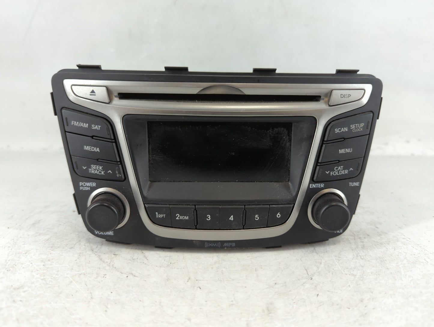 2016 Hyundai Accent Radio AM FM Cd Player Receiver Replacement P/N:96170-1R111RDR Fits OEM Used Auto Parts - Oemusedautopart