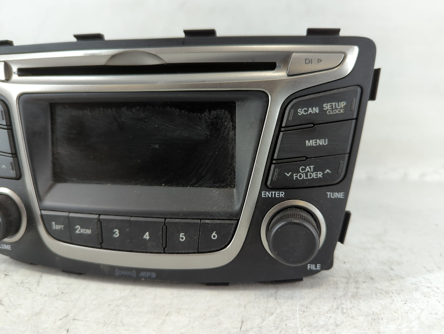 2016 Hyundai Accent Radio AM FM Cd Player Receiver Replacement P/N:96170-1R111RDR Fits OEM Used Auto Parts - Oemusedautopart