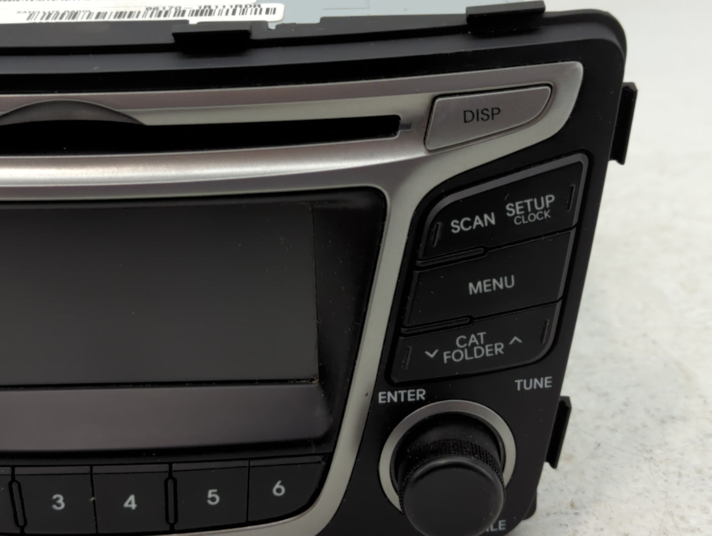 2016 Hyundai Accent Am Fm Cd Player Radio Receiver - Oemusedautoparts1.com