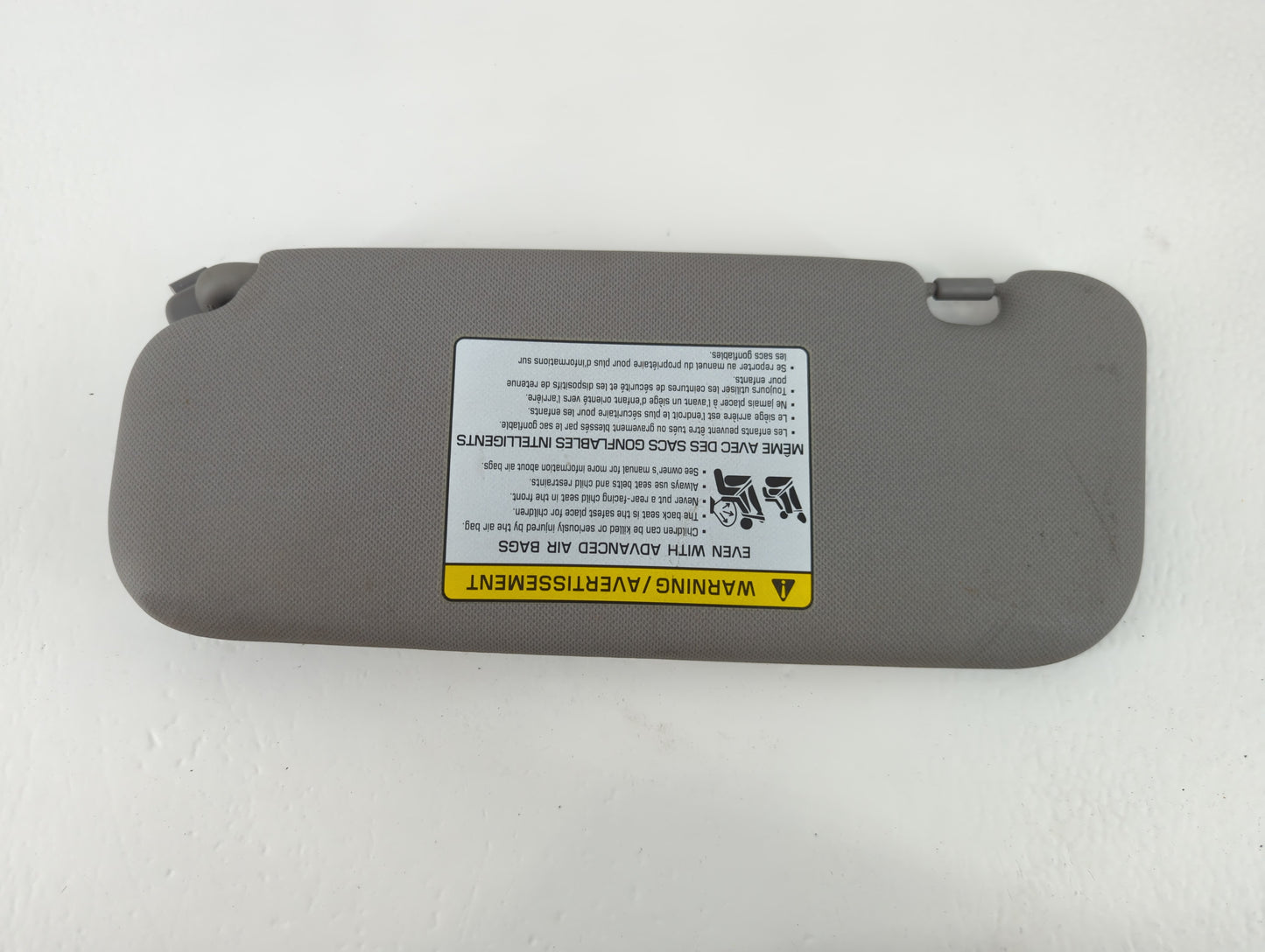2014-2017 Hyundai Accent Sun Visor Shade Replacement Passenger Right Mirror Fits Fits 2014 2015 2016 2017 OEM Used Auto Part