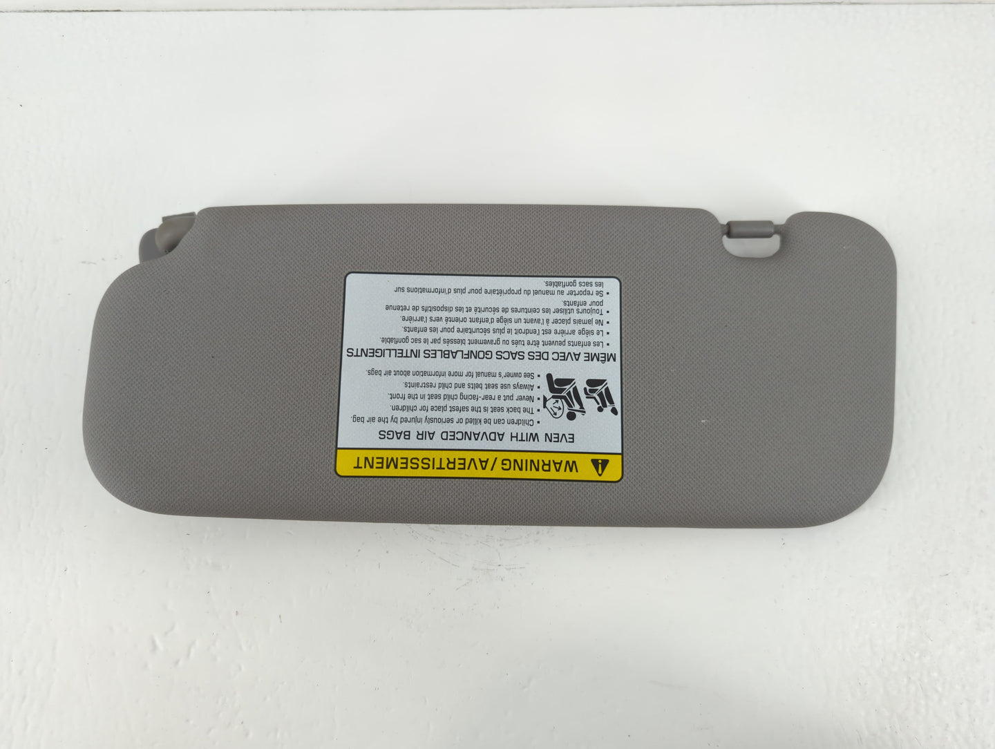 2014-2017 Hyundai Accent Sun Visor Shade Replacement Passenger Right Mirror Fits Fits 2014 2015 2016 2017 OEM Used Auto Part