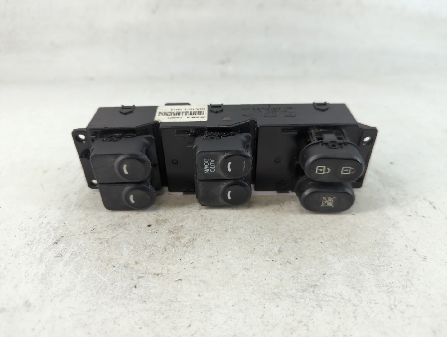2012-2017 Hyundai Accent Master Power Window Switch Replacement Driver Side Left P/N:93570-1R111 Fits OEM Used Auto Parts - 