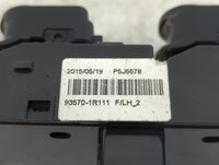 2012-2017 Hyundai Accent Master Power Window Switch Replacement Driver Side Left P/N:93570-1R111 Fits OEM Used Auto Parts - 
