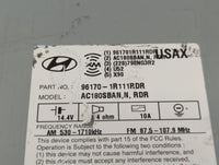 2015-2017 Hyundai Accent Radio AM FM Cd Player Receiver Replacement P/N:96170-1R111RDR Fits Fits 2015 2016 2017 OEM Used Aut