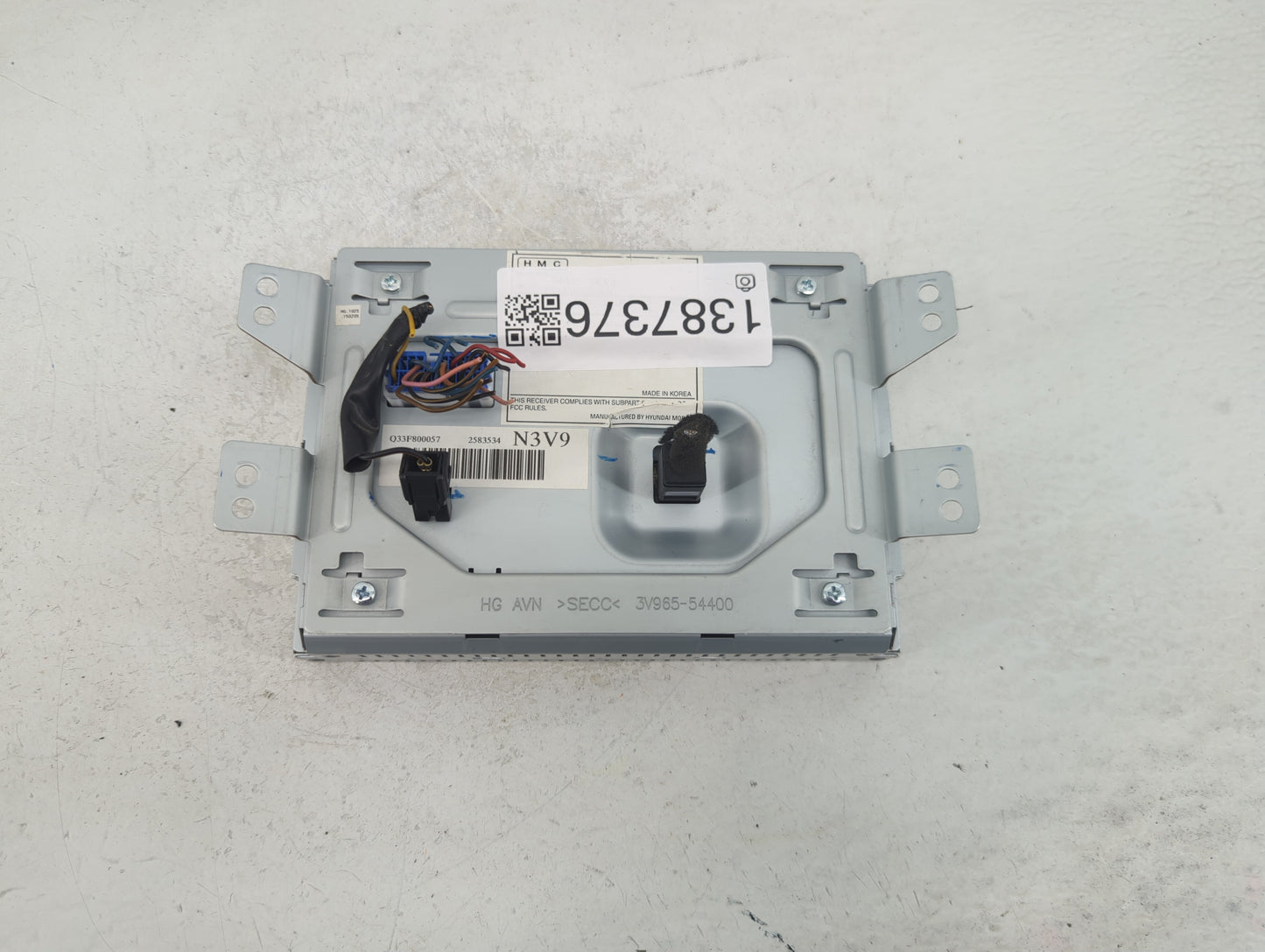 2016 Hyundai Azera Information Display Screen - Oemusedautoparts1.com