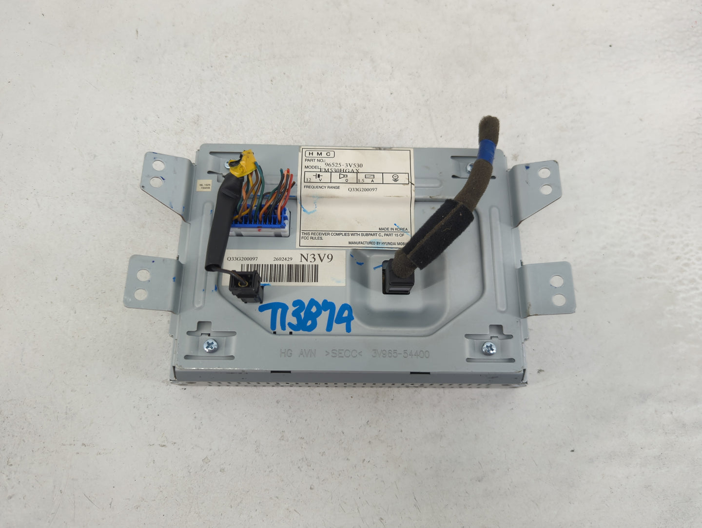 2015-2017 Hyundai Azera Information Display Screen - Oemusedautoparts1.com