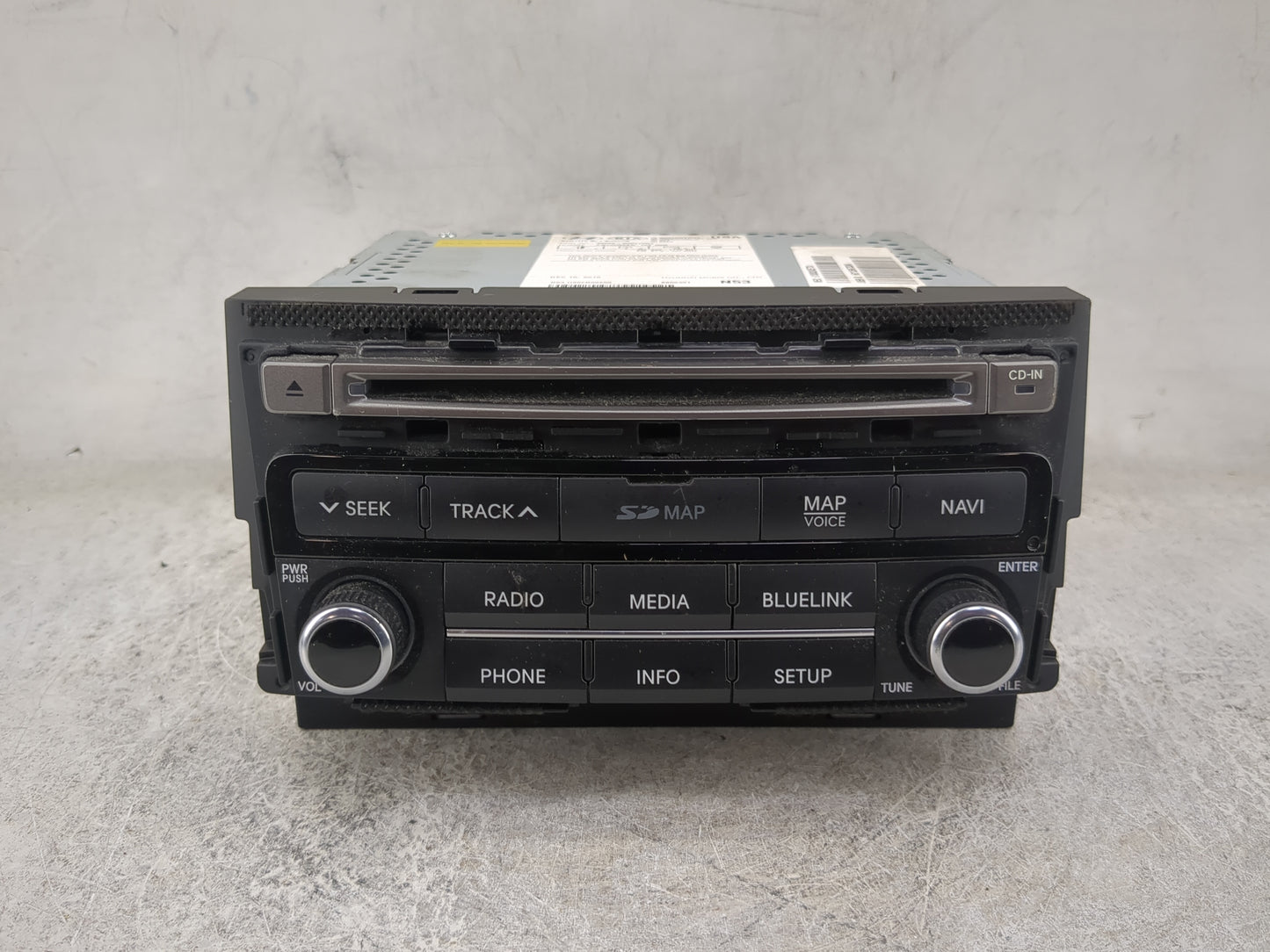 2015-2017 Hyundai Azera Radio AM FM Cd Player Receiver Replacement P/N:96560-3V531VD4 AN240HGAN Fits Fits 2015 2016 2017 OEM
