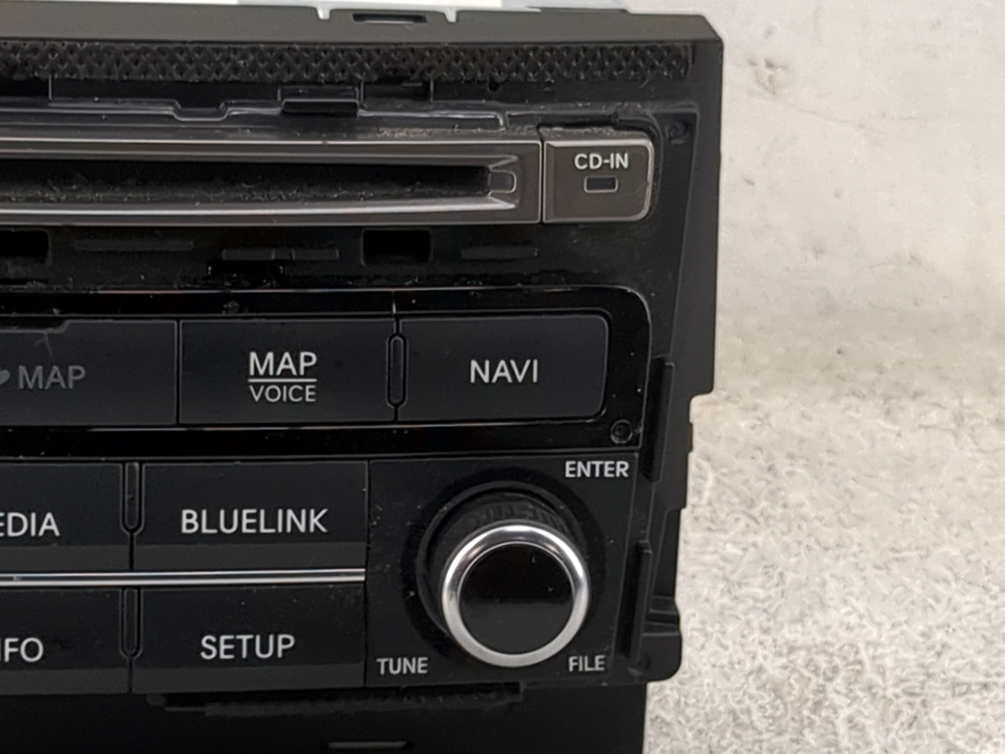 2015-2017 Hyundai Azera Radio AM FM Cd Player Receiver Replacement P/N:96560-3V531VD4 AN240HGAN Fits Fits 2015 2016 2017 OEM