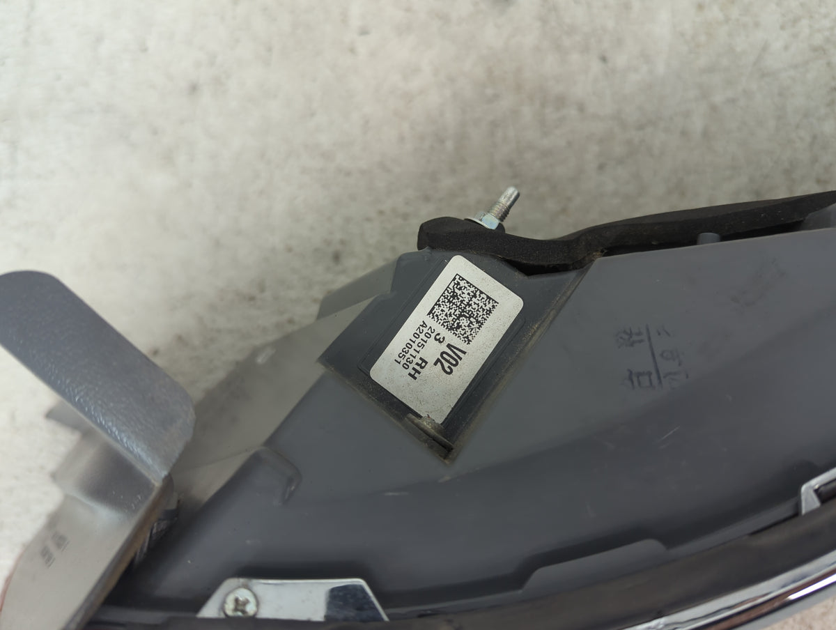 2012-2017 Hyundai Azera Tail Light Assembly Passenger Right OEM Fits Fits 2012 2013 2014 2015 2016 2017 OEM Used Auto Parts 