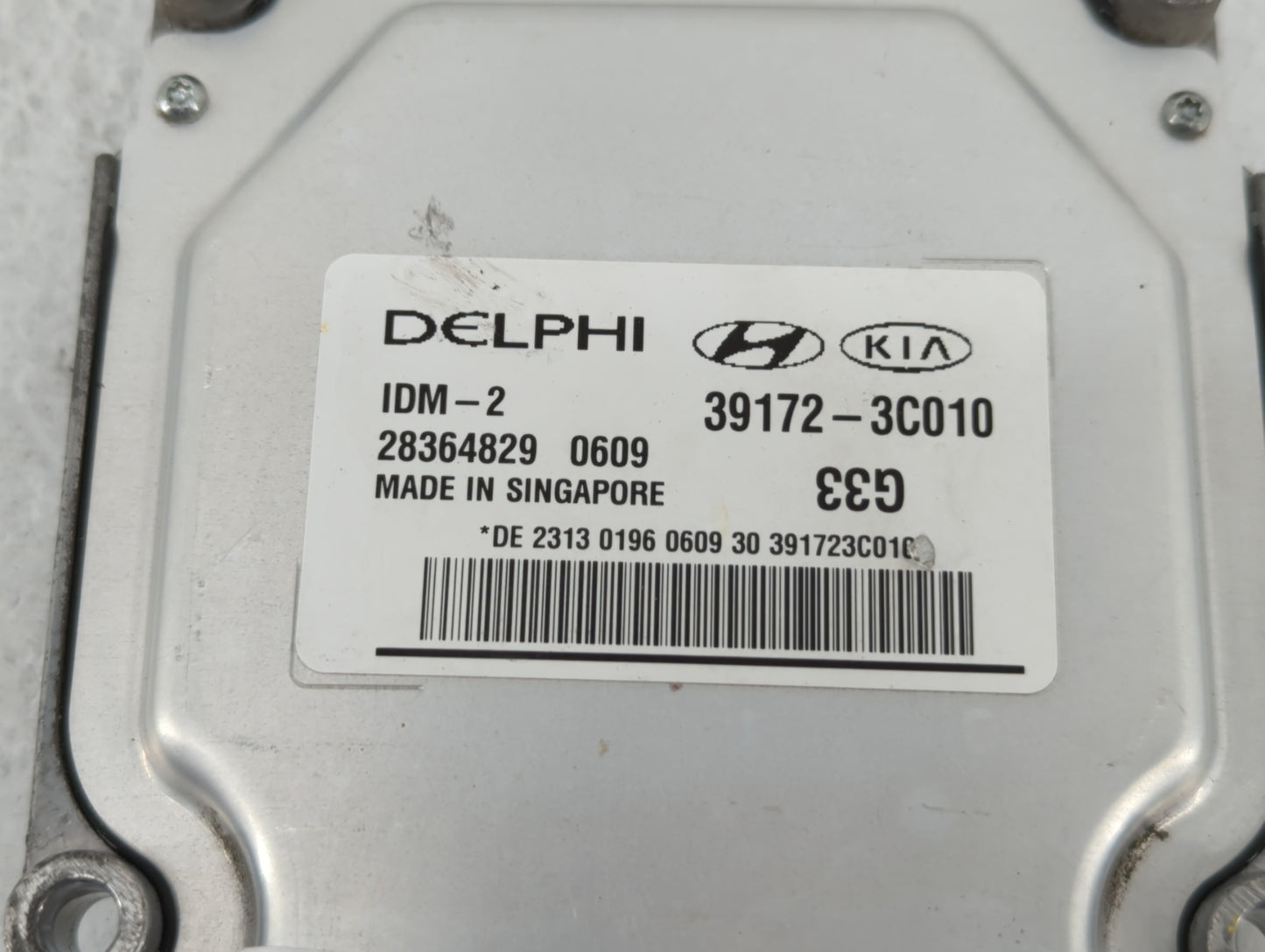 2012-2017 Hyundai Azera PCM Engine Control Computer ECU ECM PCU OEM P/N:39172-3C020 39175-3C000 Fits OEM Used Auto Parts - O