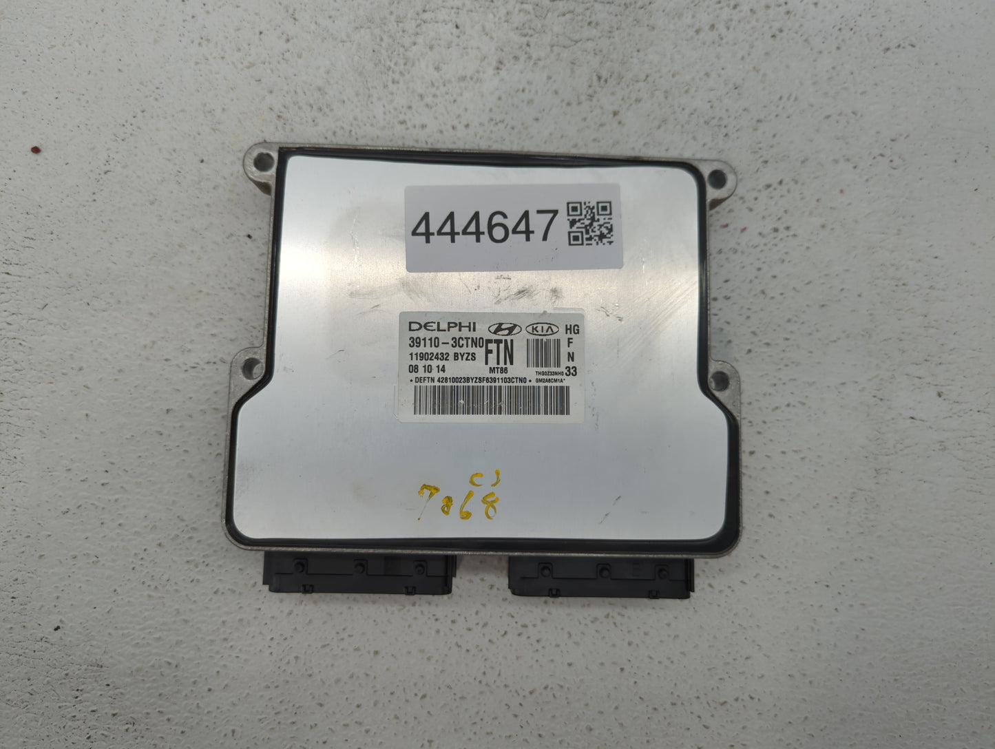 2015-2017 Hyundai Azera PCM Engine Control Computer ECU ECM PCU OEM P/N:39110-3CTN2 39110-3CTN1 Fits Fits 2015 2016 2017 OEM
