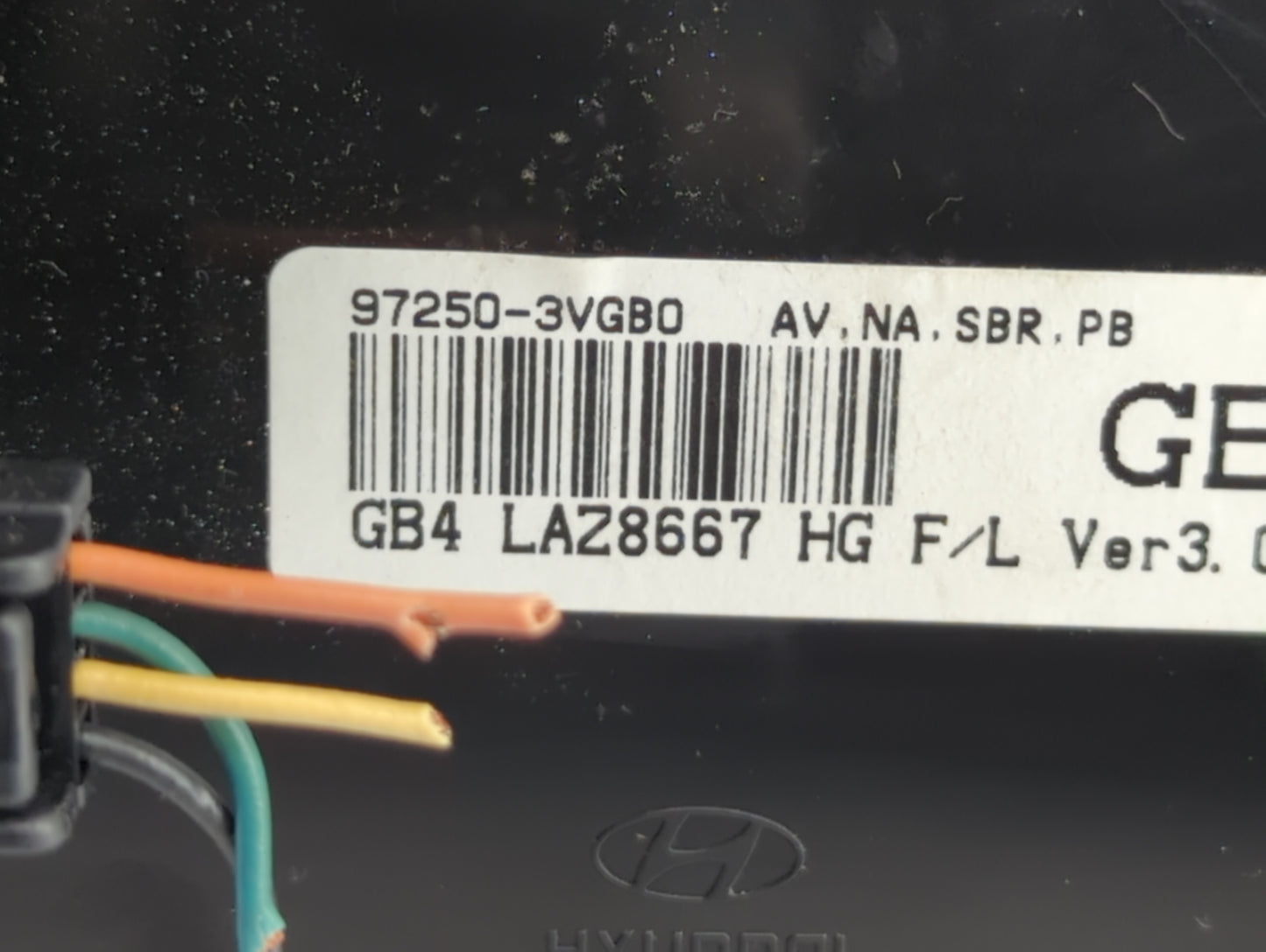 2015-2017 Hyundai Azera Climate Control Module Temperature AC/Heater Replacement P/N:97250-3VGB0 Fits Fits 2015 2016 2017 OE
