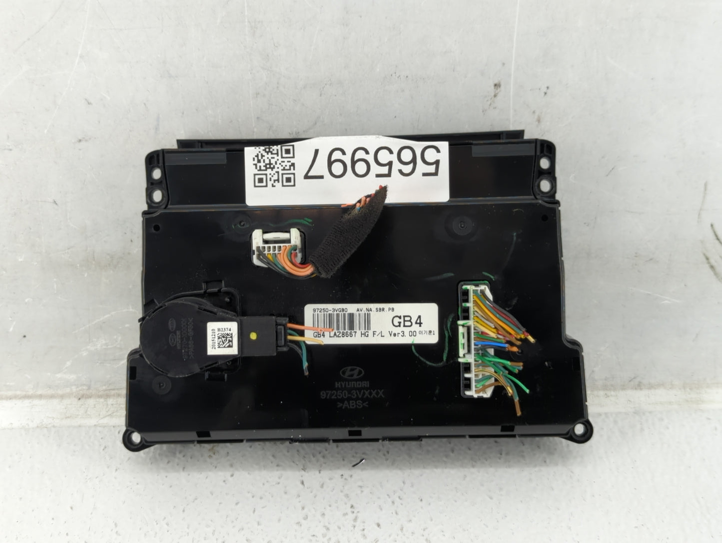 2015-2017 Hyundai Azera Climate Control Module Temperature AC/Heater Replacement P/N:97250-3VGB0 Fits Fits 2015 2016 2017 OE