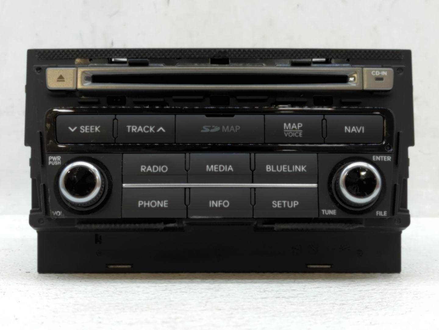 2015-2017 Hyundai Azera Radio AM FM Cd Player Receiver Replacement P/N:96560-3V530VD4 Fits Fits 2015 2016 2017 OEM Used Auto