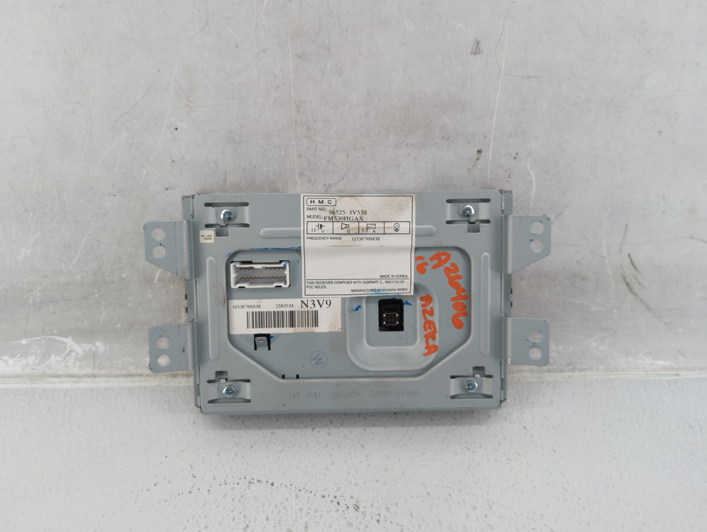 2015-2017 Hyundai Azera Information Display Screen - Oemusedautoparts1.com