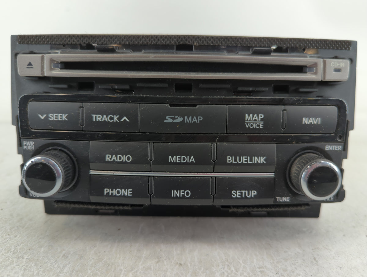 2015-2017 Hyundai Azera Am Fm Cd Player Radio Receiver 655149 - Oemusedautoparts1.com