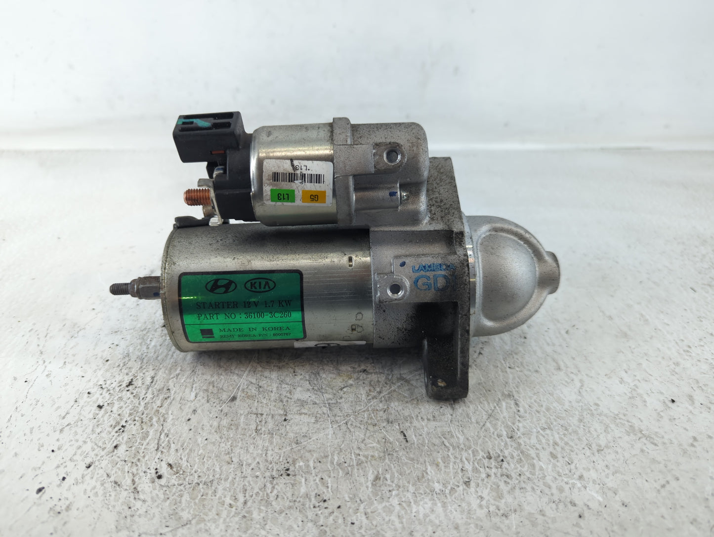2015-2017 Hyundai Azera Car Starter Motor Solenoid OEM P/N:36100-3C260 Fits Fits 2015 2016 2017 2018 2019 2020 OEM Used Auto