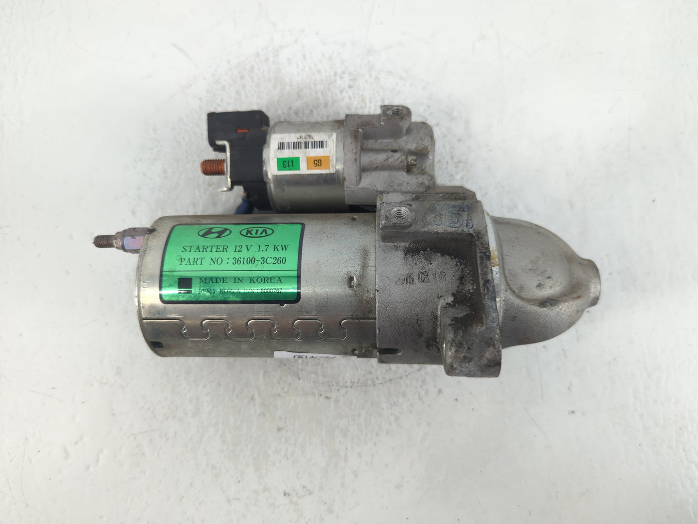 2015-2017 Hyundai Azera Car Starter Motor Solenoid OEM P/N:36100-3C260 Fits Fits 2015 2016 2017 2018 2019 2020 OEM Used Auto