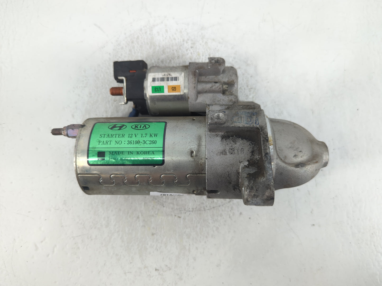 2015-2017 Hyundai Azera Car Starter Motor Solenoid OEM P/N:36100-3C260 Fits Fits 2015 2016 2017 2018 2019 2020 OEM Used Auto