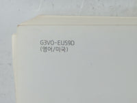2016 Hyundai Azera Owners Manual Book Guide P/N:G3V0-EU590 OEM Used Auto Parts - Oemusedautoparts1.com