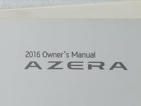 2016 Hyundai Azera Owners Manual Book Guide P/N:G3V0-EU590 OEM Used Auto Parts - Oemusedautoparts1.com