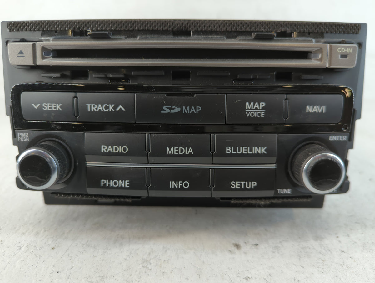 2015-2017 Hyundai Azera Am Fm Cd Player Radio Receiver 767051 - Oemusedautoparts1.com