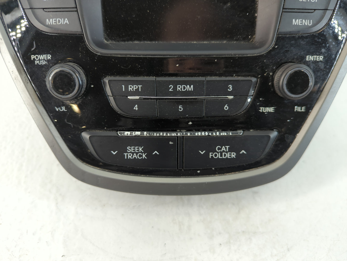 2014-2016 Hyundai Elantra Radio AM FM Cd Player Receiver Replacement P/N:96170-3X156GU Fits Fits 2014 2015 2016 OEM Used Aut