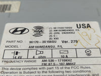 2014-2016 Hyundai Elantra Radio AM FM Cd Player Receiver Replacement P/N:96170-3X156GU Fits Fits 2014 2015 2016 OEM Used Aut