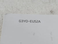 2016 Hyundai Elantra Owners Manual Book Guide P/N:G3Y0-EU52A OEM Used Auto Parts - Oemusedautoparts1.com
