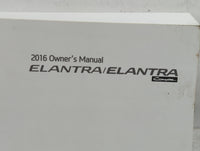 2016 Hyundai Elantra Owners Manual Book Guide P/N:G3XO-EU55D OEM Used Auto Parts - Oemusedautoparts1.com