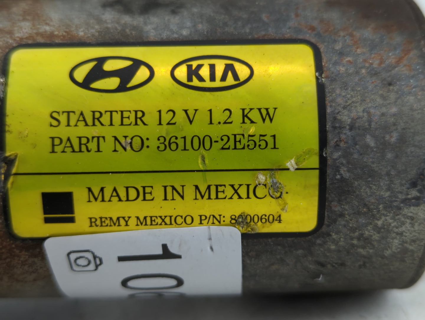 2014-2020 Hyundai Elantra Car Starter Motor Solenoid OEM P/N:36100-2E551 Fits Fits 2014 2015 2016 2017 2018 2019 2020 OEM Us