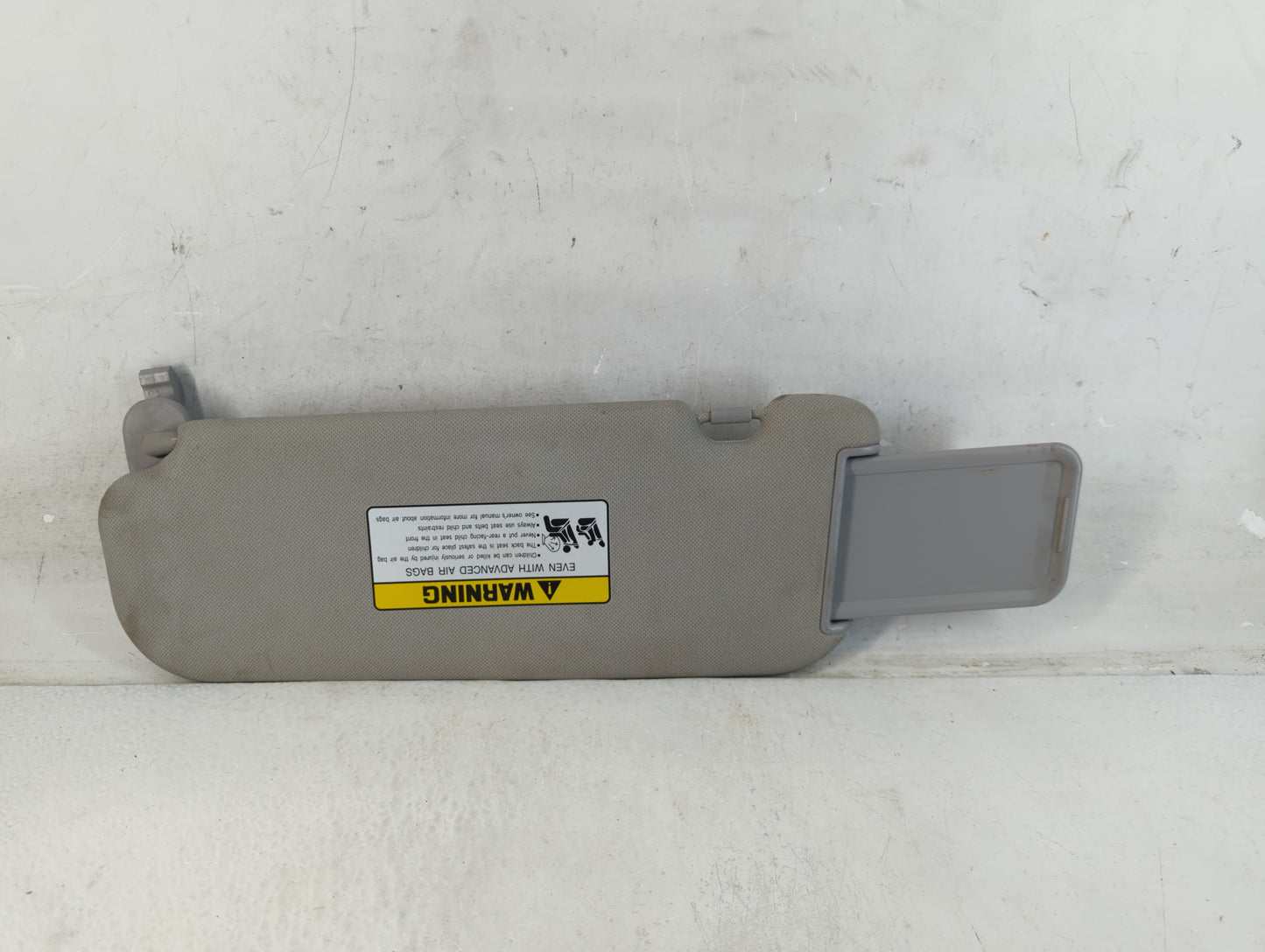 2014-2016 Hyundai Elantra Sun Visor Shade Replacement Passenger Right Mirror Fits Fits 2014 2015 2016 OEM Used Auto Parts - 