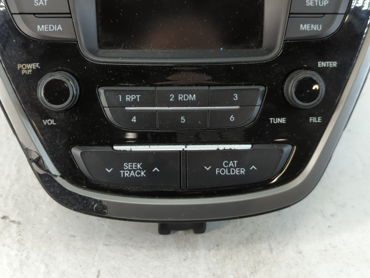 2014-2016 Hyundai Elantra Radio AM FM Cd Player Receiver Replacement P/N:96170-3X156GU Fits Fits 2014 2015 2016 OEM Used Aut