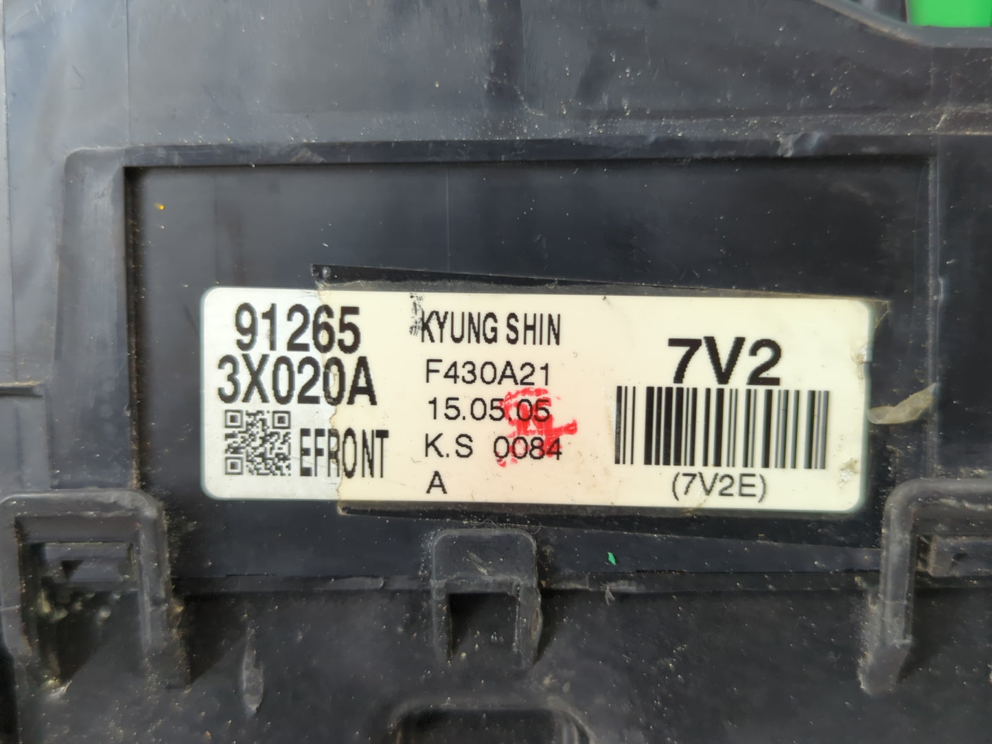 2014-2016 Hyundai Elantra Fusebox Fuse Box Panel Relay Module P/N:91265 3X020A 91951-3X710 Fits Fits 2014 2015 2016 OEM Used