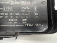 2014-2016 Hyundai Elantra Fusebox Fuse Box Panel Relay Module P/N:91951-3X710 Fits Fits 2014 2015 2016 OEM Used Auto Parts -