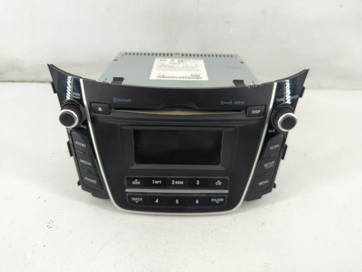 2016-2017 Hyundai Elantra Radio AM FM Cd Player Receiver Replacement P/N:96170-A5260GU Fits Fits 2016 2017 OEM Used Auto Par