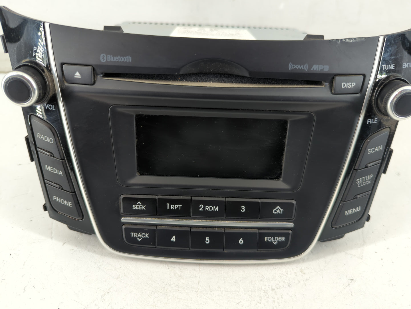 2016-2017 Hyundai Elantra Radio AM FM Cd Player Receiver Replacement P/N:96170-A5260GU Fits Fits 2016 2017 OEM Used Auto Par