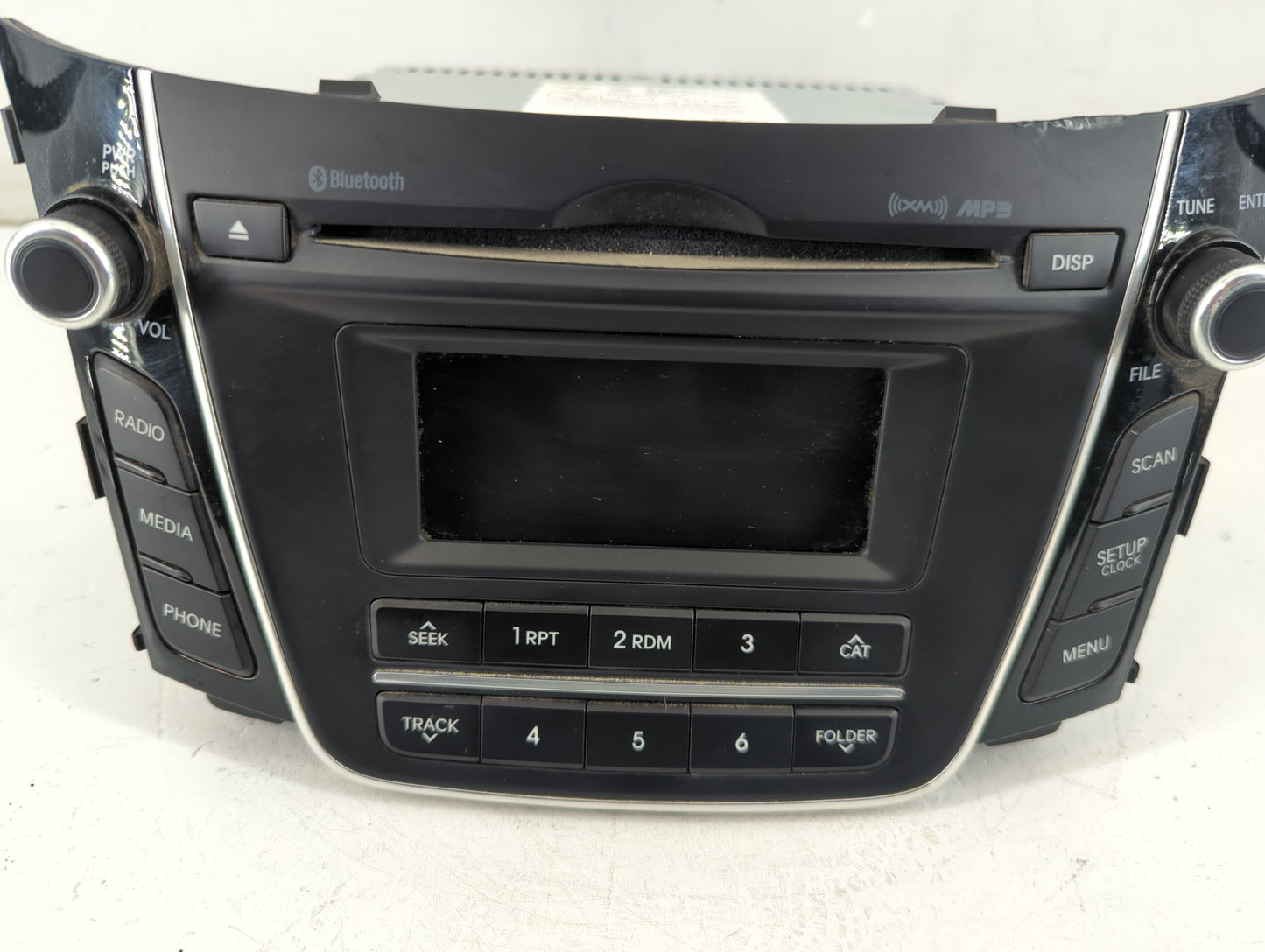 2016-2017 Hyundai Elantra Radio AM FM Cd Player Receiver Replacement P/N:96170-A5260GU Fits Fits 2016 2017 OEM Used Auto Par