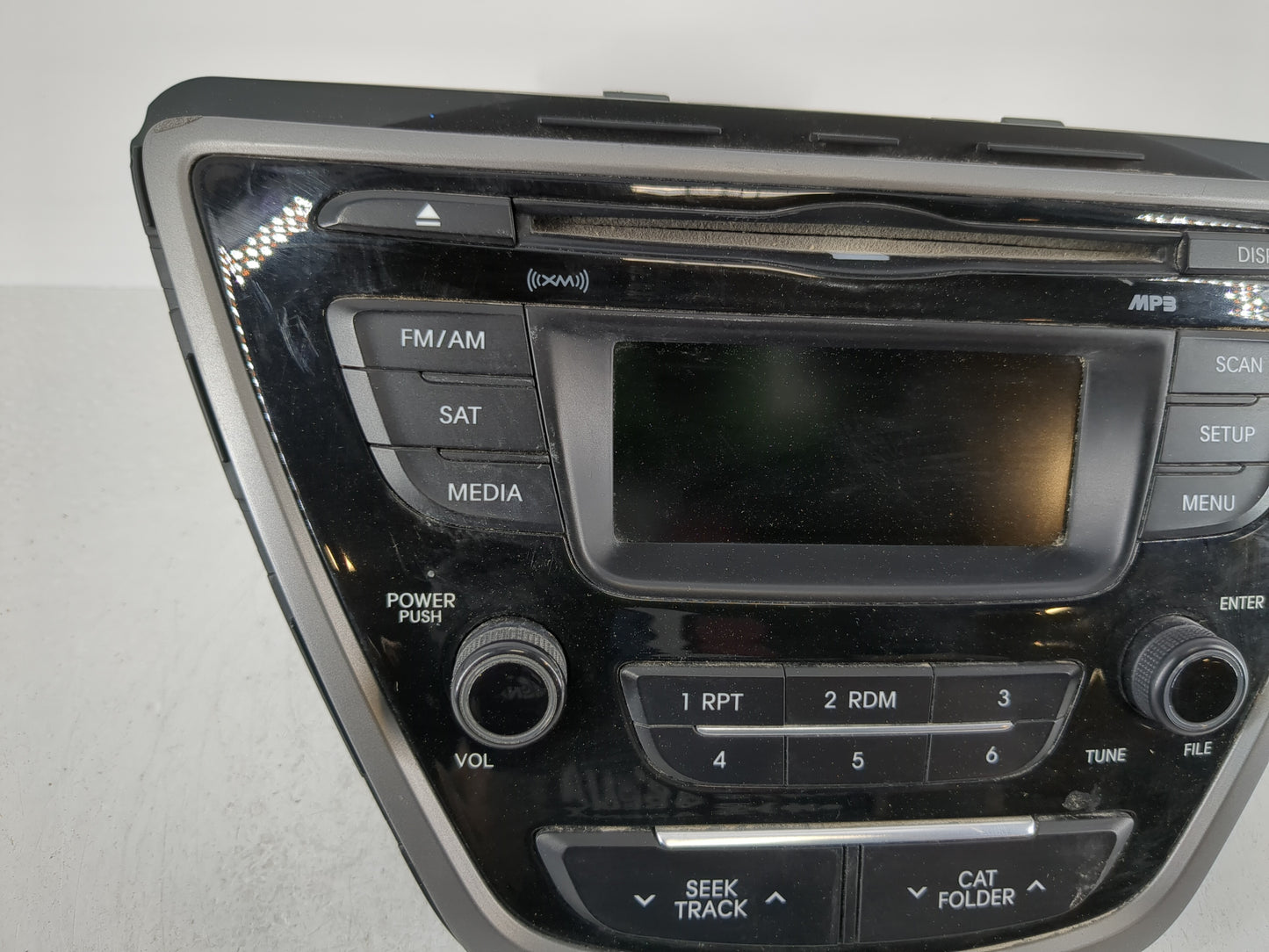 2014-2016 Hyundai Elantra Radio AM FM Cd Player Receiver Replacement P/N:96170-3X156GU Fits Fits 2014 2015 2016 OEM Used Aut