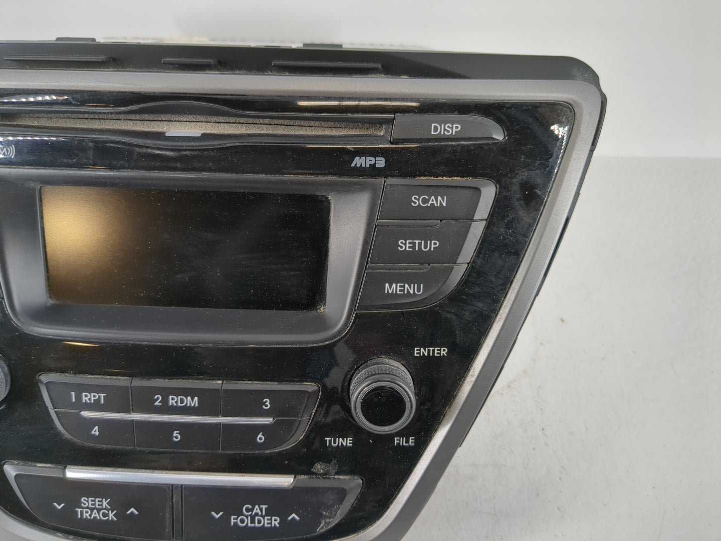 2014-2016 Hyundai Elantra Radio AM FM Cd Player Receiver Replacement P/N:96170-3X156GU Fits Fits 2014 2015 2016 OEM Used Aut